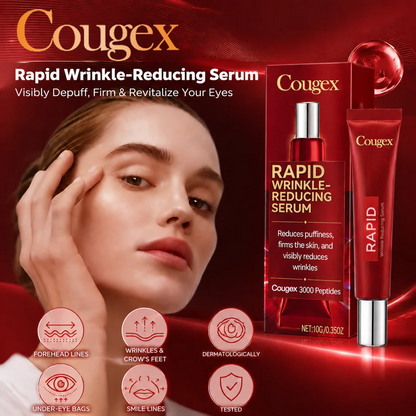 Effective in One Minute - Cougex™ Rapid Wrinkle-Reducing Serum for Wrinkles, Bags & Dark Circles