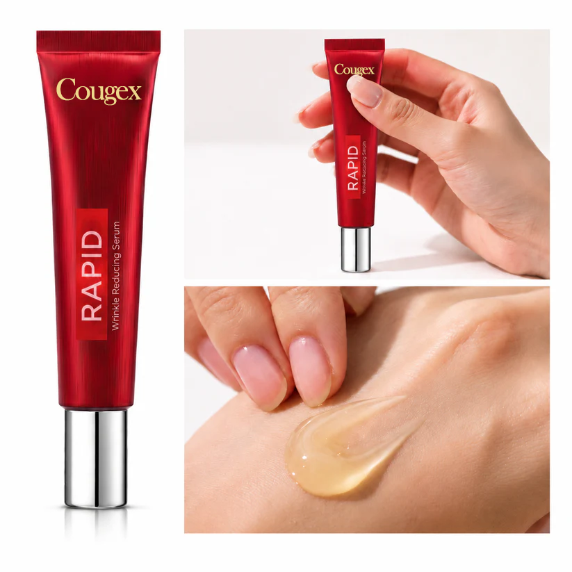 Effective in One Minute - Cougex™ Rapid Wrinkle-Reducing Serum for Wrinkles, Bags & Dark Circles
