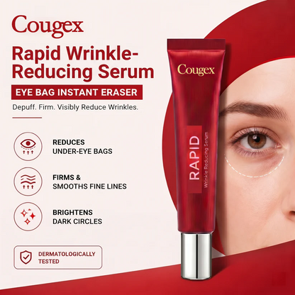 Effective in One Minute - Cougex™ Rapid Wrinkle-Reducing Serum for Wrinkles, Bags & Dark Circles