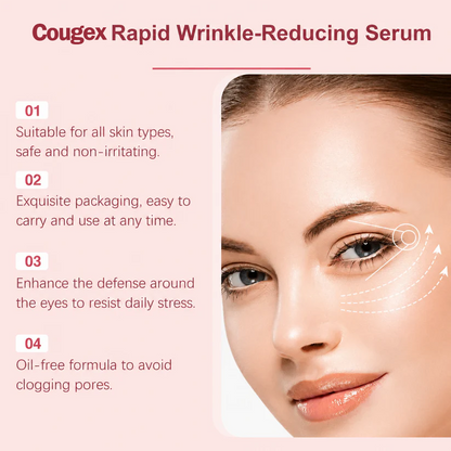 Effective in One Minute - Cougex™ Rapid Wrinkle-Reducing Serum for Wrinkles, Bags & Dark Circles