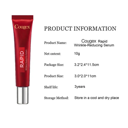 Effective in One Minute - Cougex™ Rapid Wrinkle-Reducing Serum for Wrinkles, Bags & Dark Circles