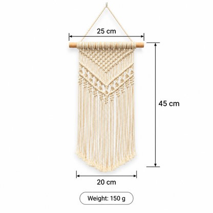 Boho Handwoven Macrame Wall Hanging Tapestry
