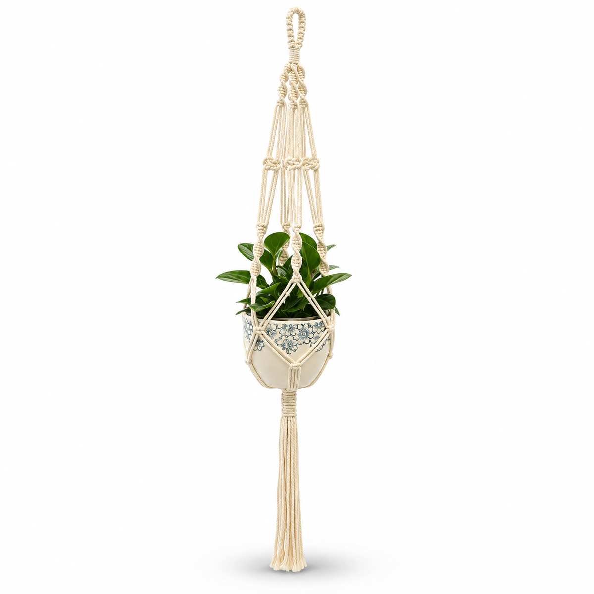Braided Cotton Rope Macrame Plant Hanger