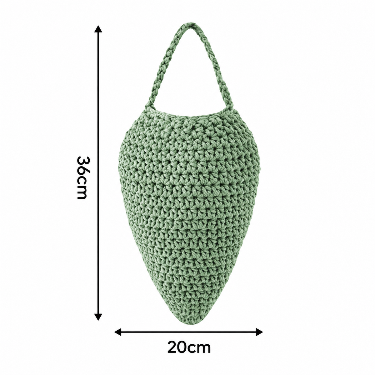 Crochet Wall Hanging Organizer Basket